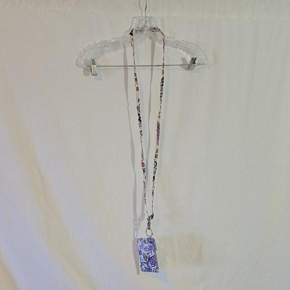 Vera Bradley Floral Lanyard with ID Holder - Picture 1 of 8
